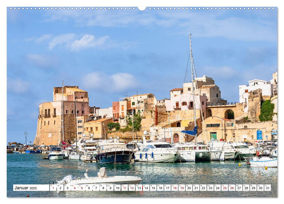 Sizilien - Magische Provinz Trapani (CALVENDO Wandkalender 2025)