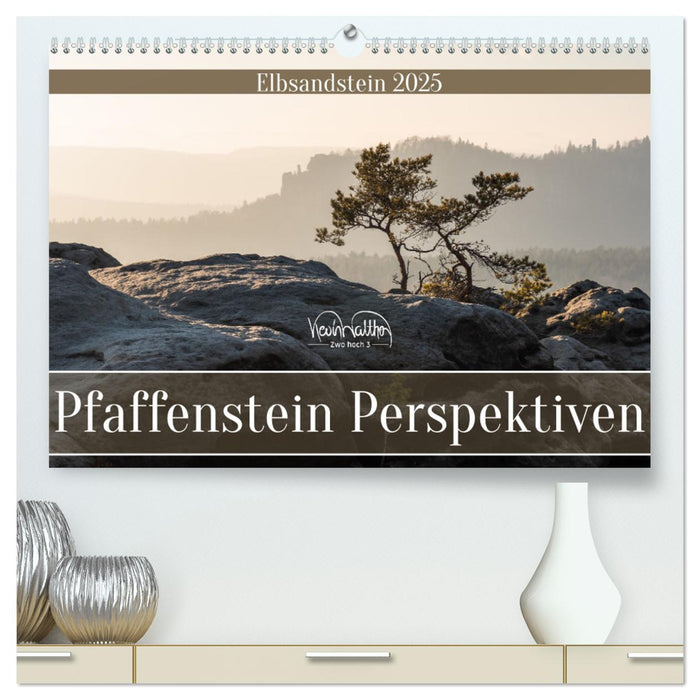 Pfaffenstein Perspektiven - Elbsandstein (CALVENDO Premium Wandkalender 2025)