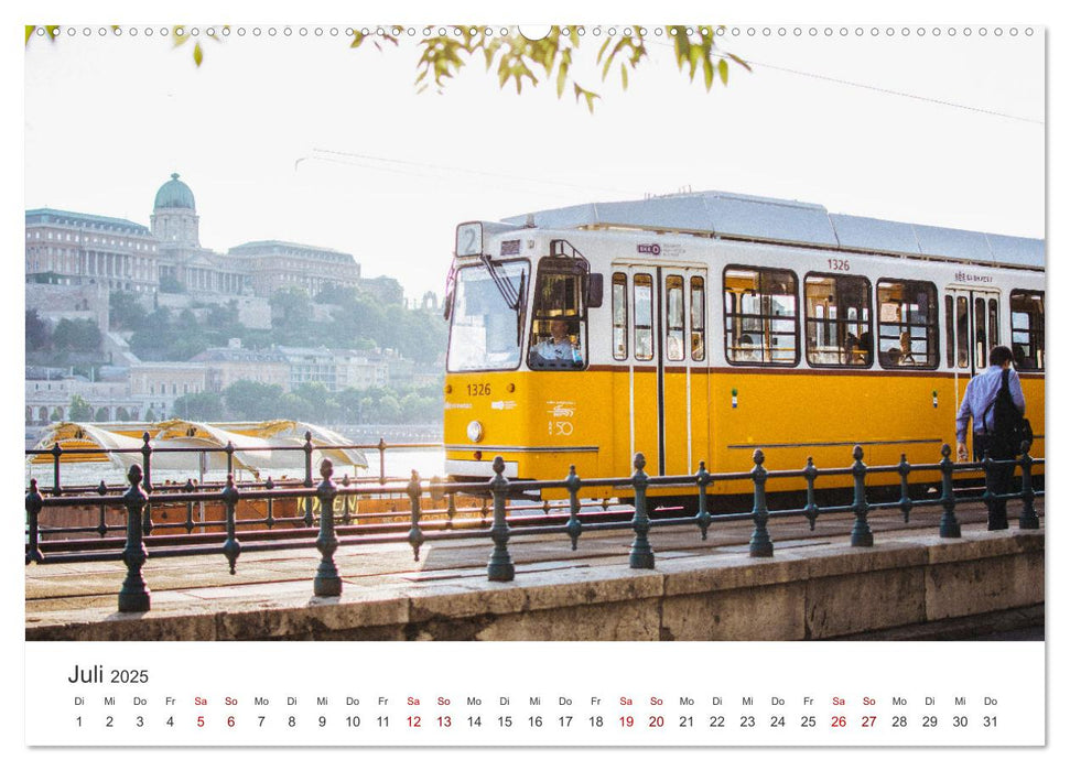 Budapest - Eine Reise in die Hauptstadt von Ungarn. (CALVENDO Premium Wandkalender 2025)