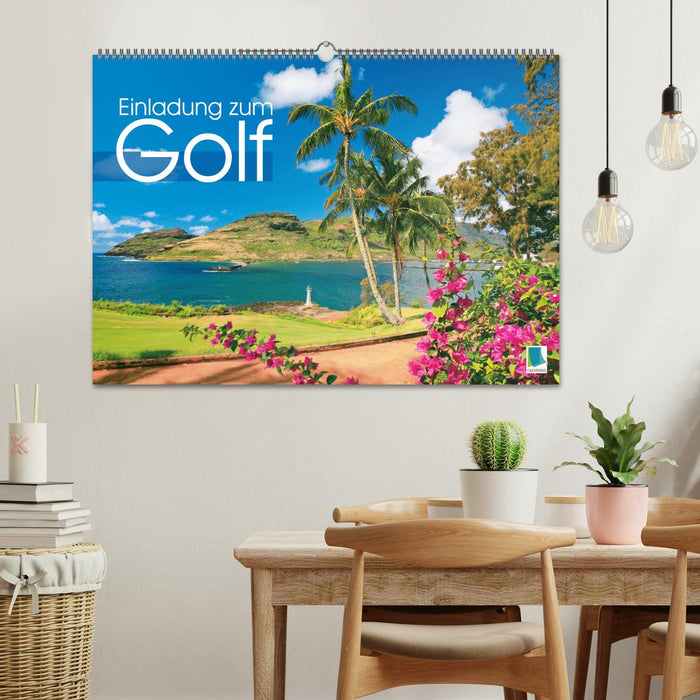 Einladung zum Golf (CALVENDO Wandkalender 2025)