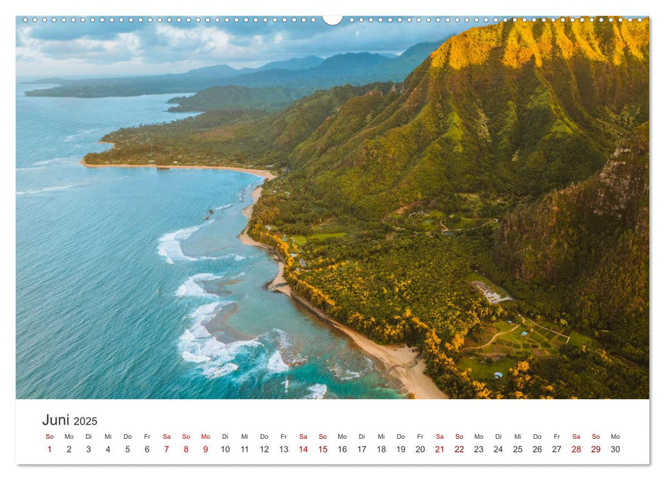 Hawaii Traumziel (CALVENDO Premium Wandkalender 2025)