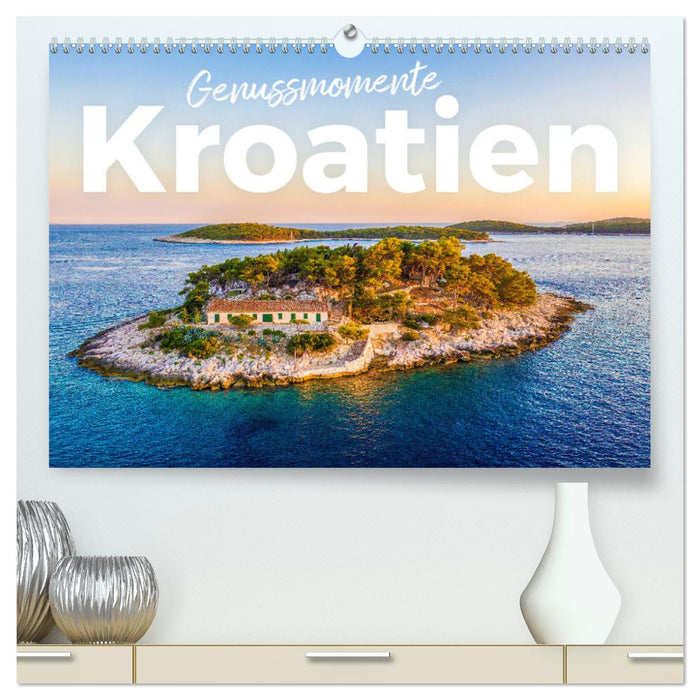 Genussmomente Kroatien (CALVENDO Premium Wandkalender 2025)