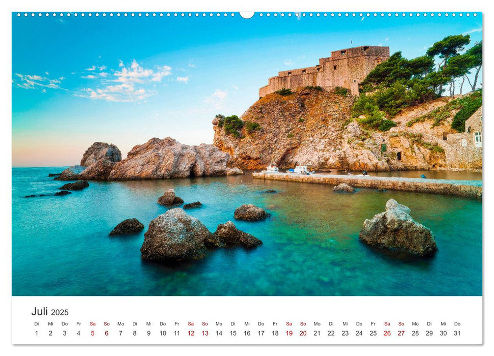 Genussmomente Kroatien (CALVENDO Premium Wandkalender 2025)