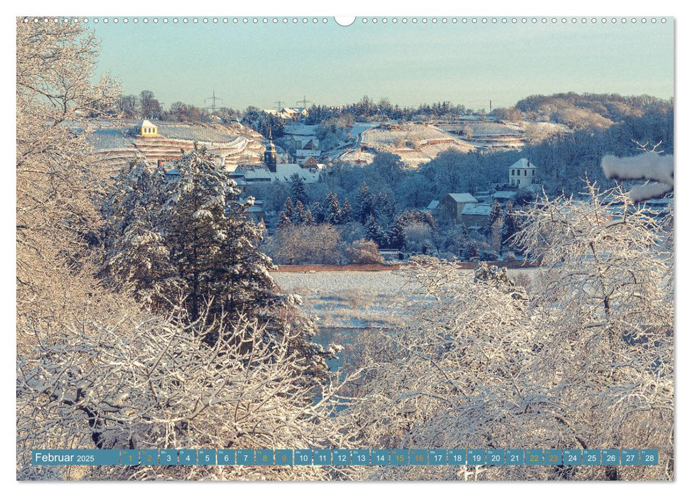 Winter im Meißner Hinterland (CALVENDO Premium Wandkalender 2025)