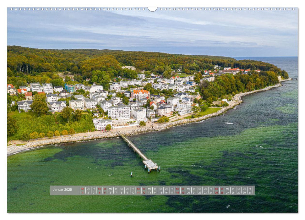 Die Ostsee von oben, Mecklenburg-Vorpommern (CALVENDO Premium Wandkalender 2025)