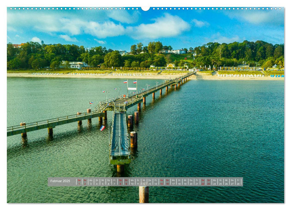 Die Ostsee von oben, Mecklenburg-Vorpommern (CALVENDO Premium Wandkalender 2025)