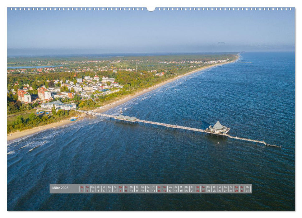 Die Ostsee von oben, Mecklenburg-Vorpommern (CALVENDO Premium Wandkalender 2025)