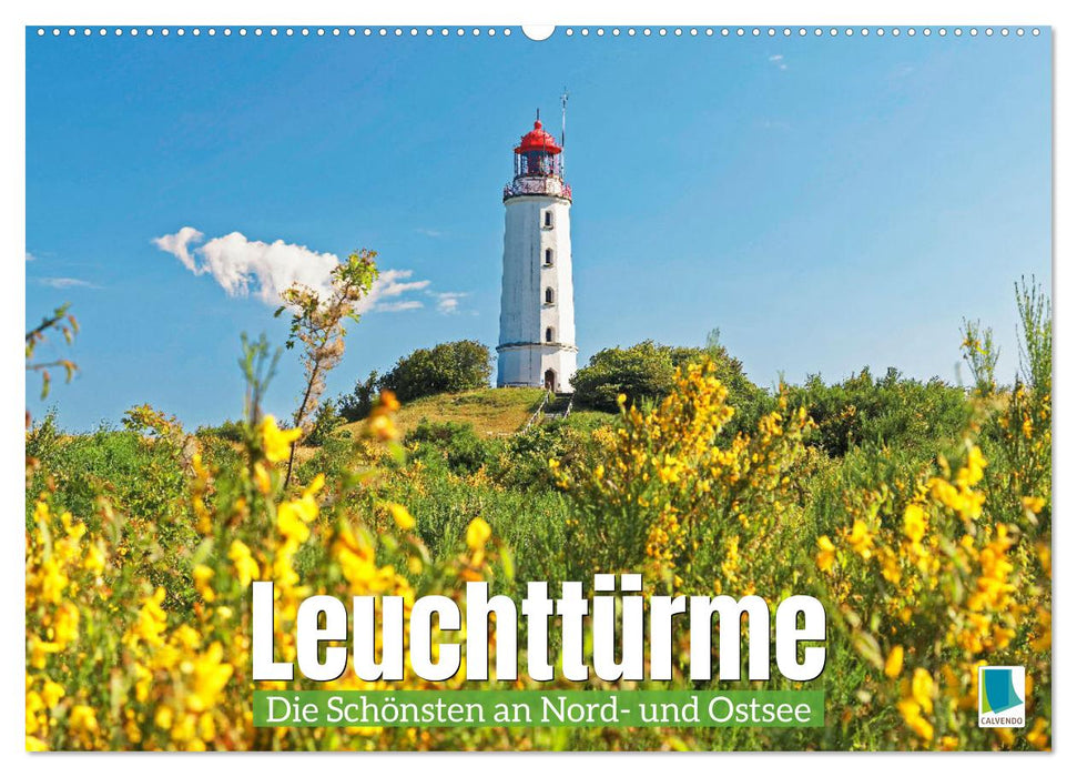 Leuchttürme: Die Schönsten an Nord- und Ostsee (CALVENDO Wandkalender 2025)