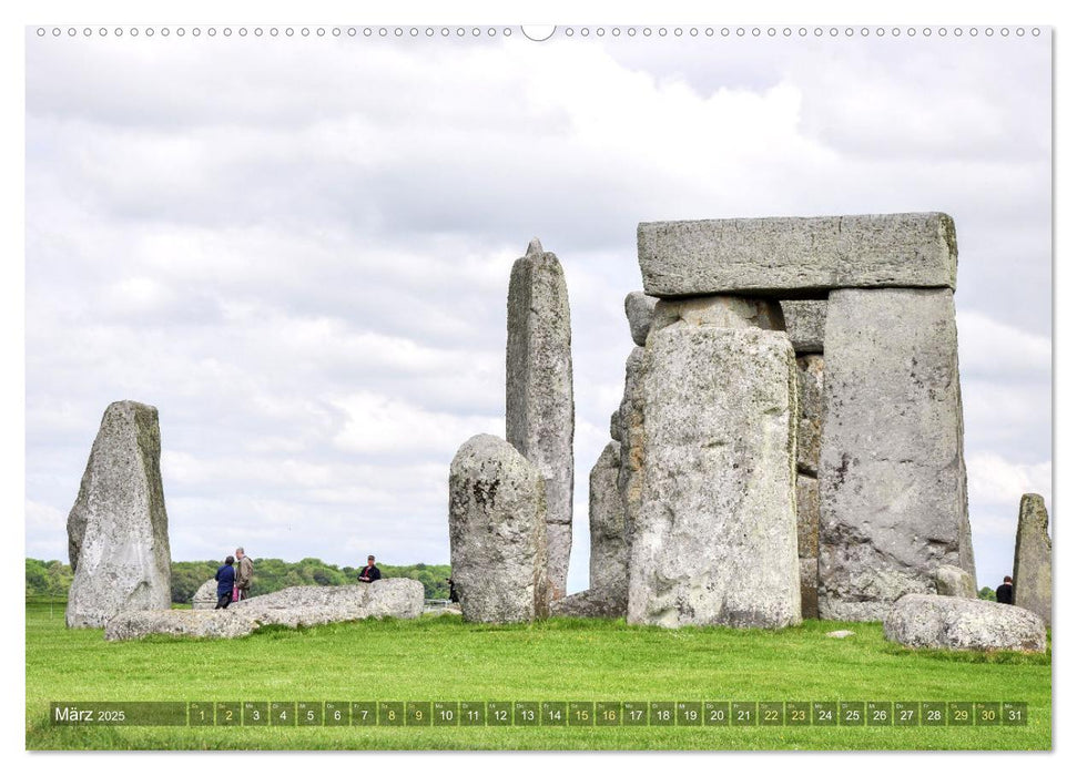 Geheimnisvolles Stonehenge (CALVENDO Premium Wandkalender 2025)