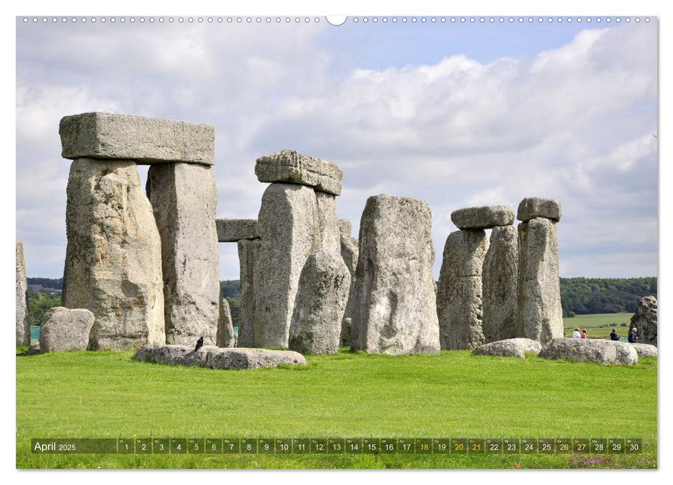 Geheimnisvolles Stonehenge (CALVENDO Premium Wandkalender 2025)