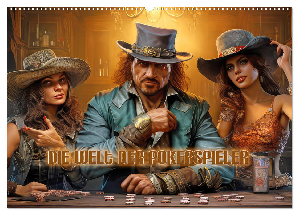 Die Welt der Pokerspieler (CALVENDO Wandkalender 2025)