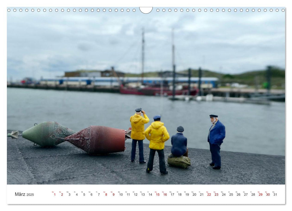 Wangerooge - kleine und große Urlaubserlebnisse (CALVENDO Wandkalender 2025)