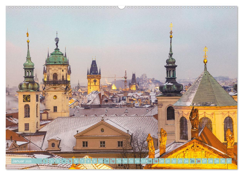 Romantisches Prag (CALVENDO Premium Wandkalender 2025)