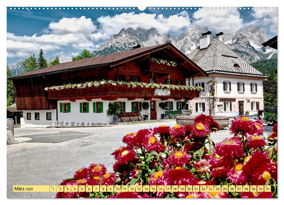 Wilder Kaiser - Skigebiet, Wanderparadies und Filmkulisse (CALVENDO Premium Wandkalender 2025)