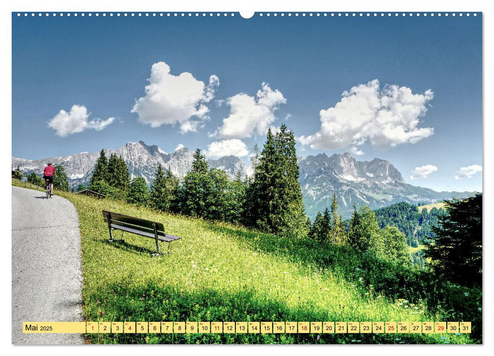 Wilder Kaiser - Skigebiet, Wanderparadies und Filmkulisse (CALVENDO Premium Wandkalender 2025)