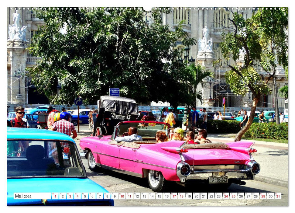 BEST OF CADILLAC - Traumschiff mit Bar und Flossen (CALVENDO Premium Wandkalender 2025)