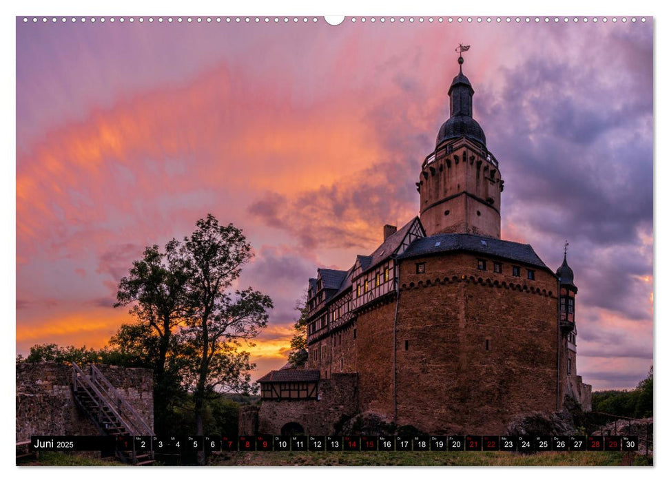 Sachsen-Anhalt zur blauen Stunde (CALVENDO Premium Wandkalender 2025)