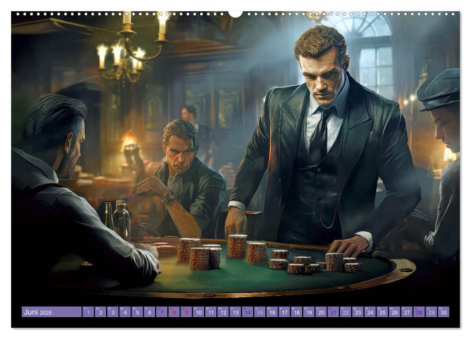 Die Welt der Pokerspieler (CALVENDO Premium Wandkalender 2025)