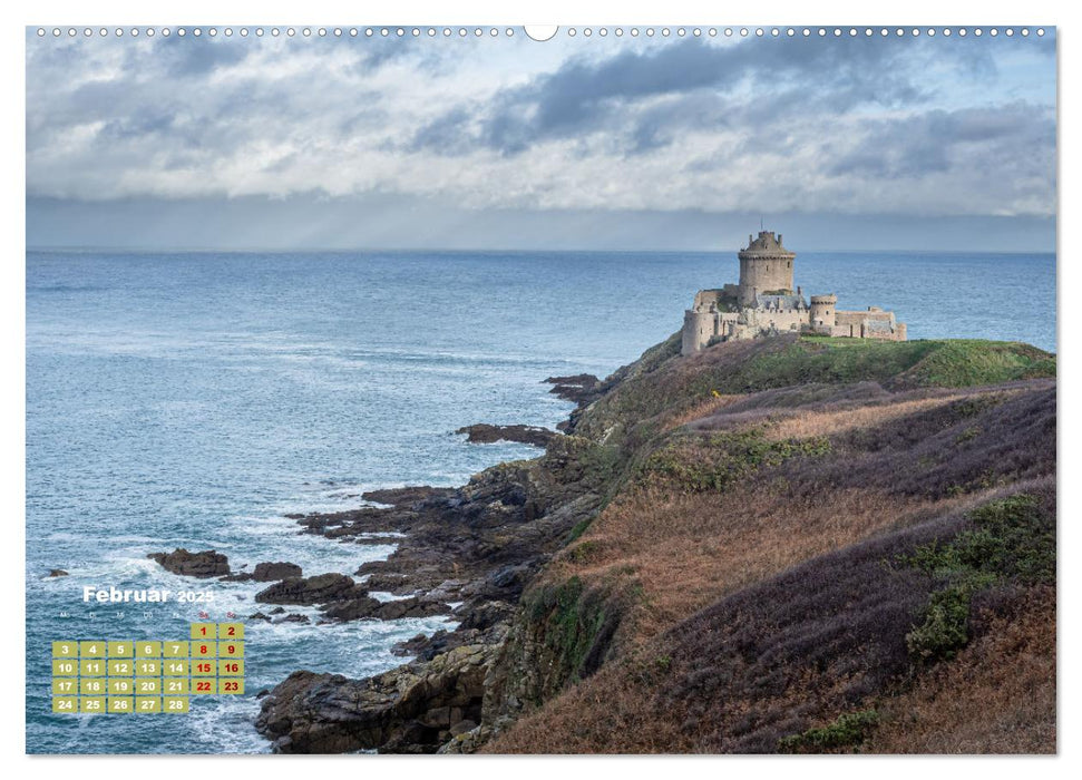 Nördliche Bretagne Die Küste von Penthièvre (CALVENDO Premium Wandkalender 2025)