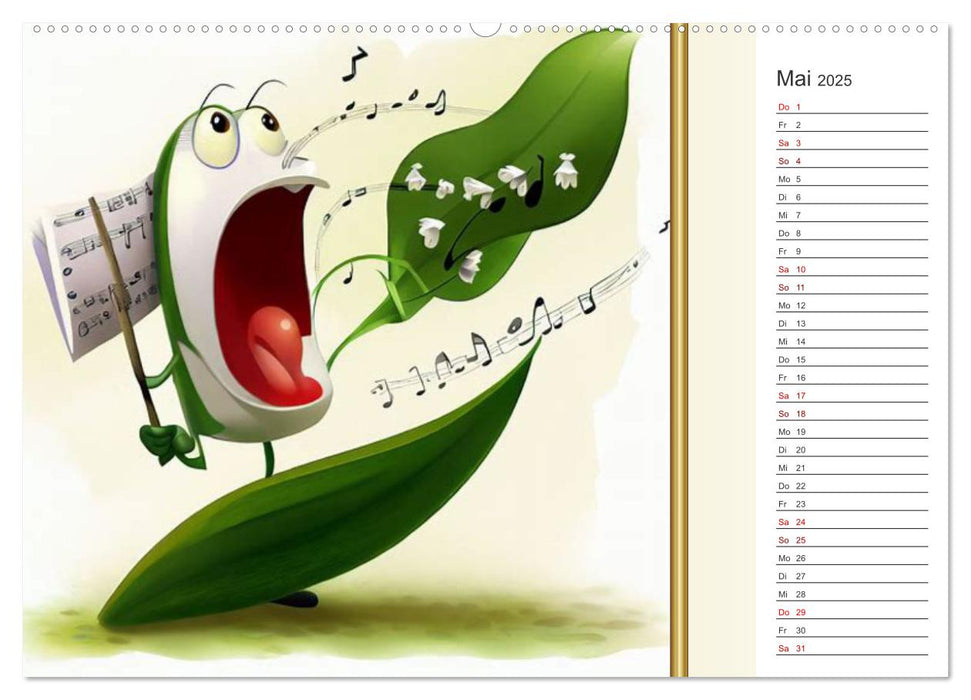 Crazy Blumen (CALVENDO Wandkalender 2025)