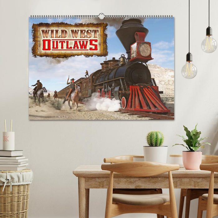 Wild West Outlaws (CALVENDO Wandkalender 2025)