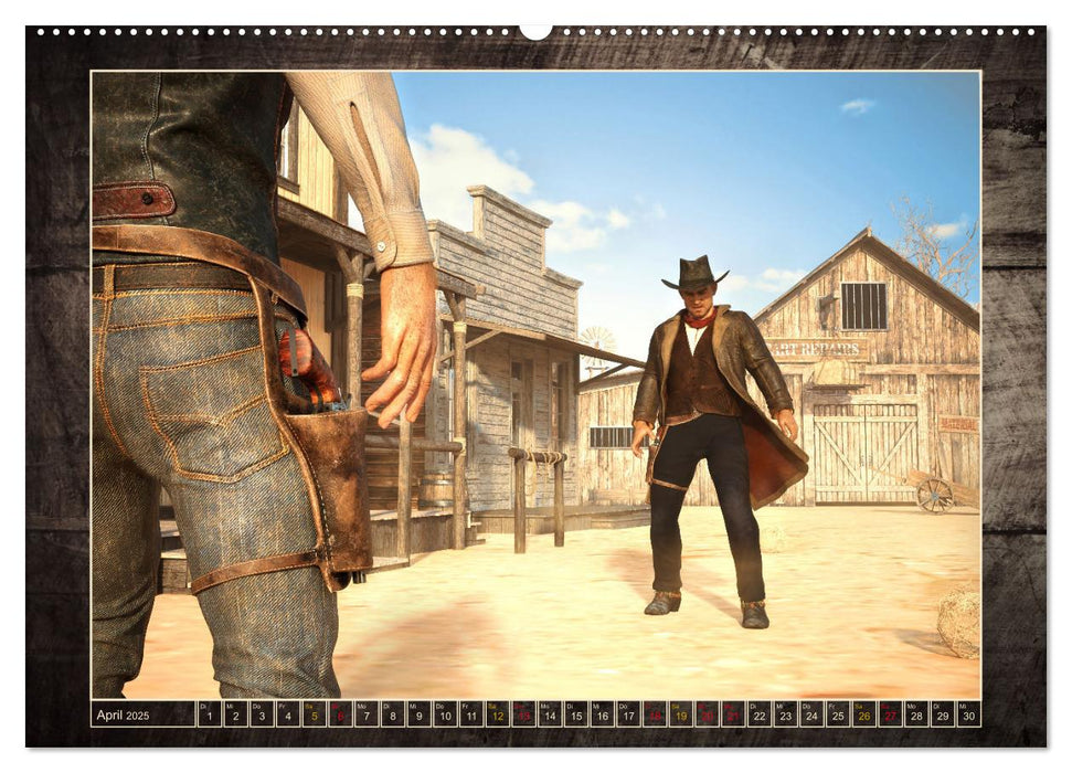 Wild West Outlaws (CALVENDO Wandkalender 2025)