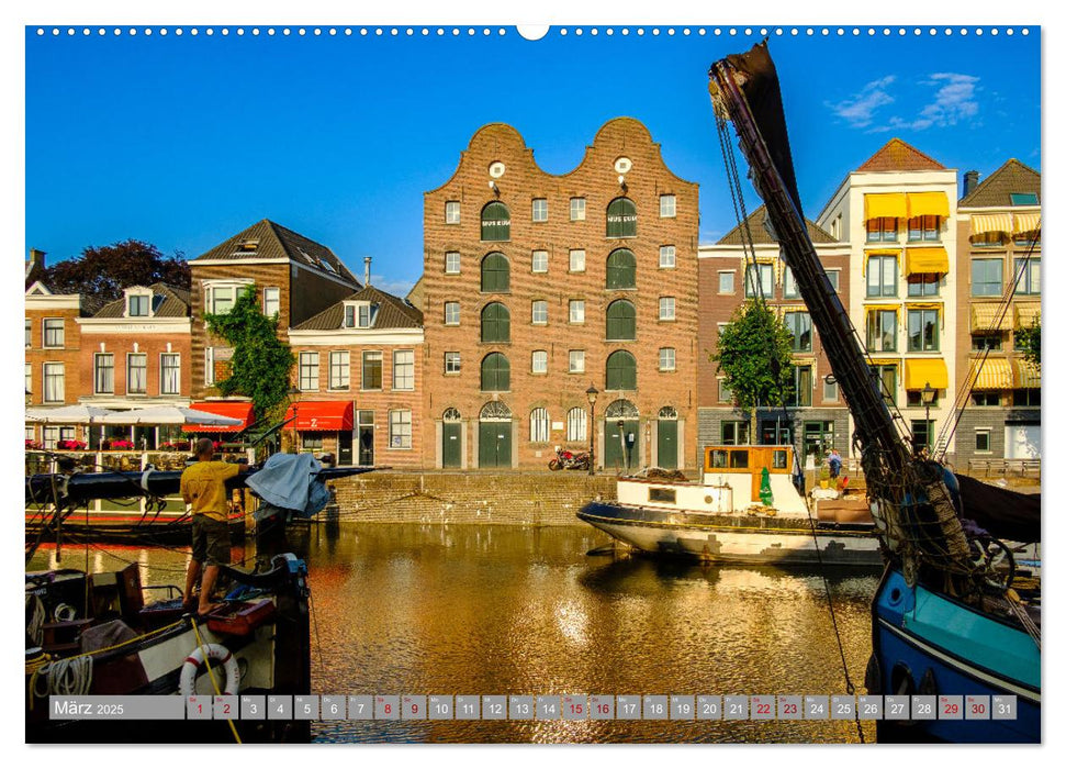 Ein Blick auf Delfshaven (CALVENDO Premium Wandkalender 2025)