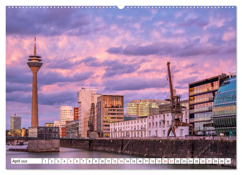 Urbane Impressionen. Düsseldorf - Moderne Stadt mit grünem Herz. (CALVENDO Wandkalender 2025)