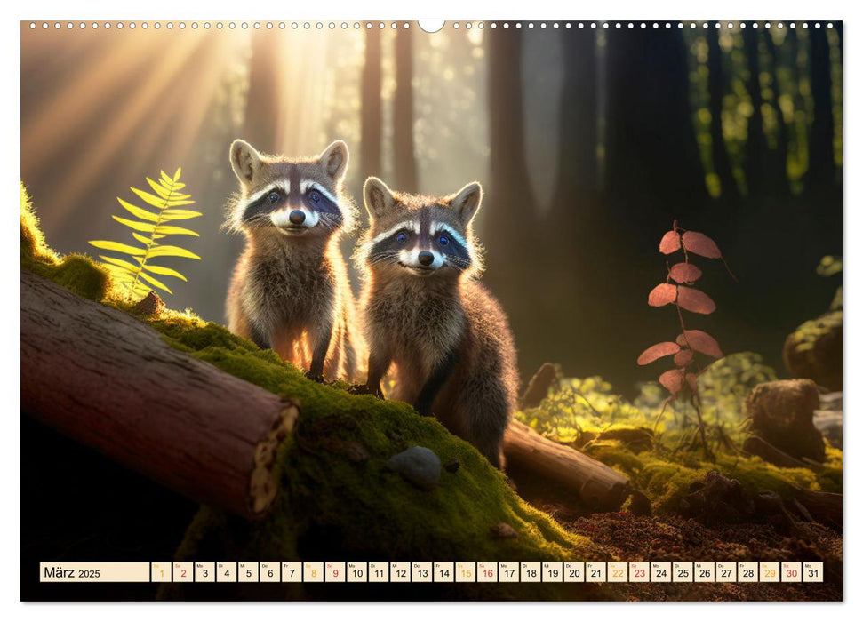 Putzige Tierwelt - gemeinsam die Welt entdecken (CALVENDO Premium Wandkalender 2025)