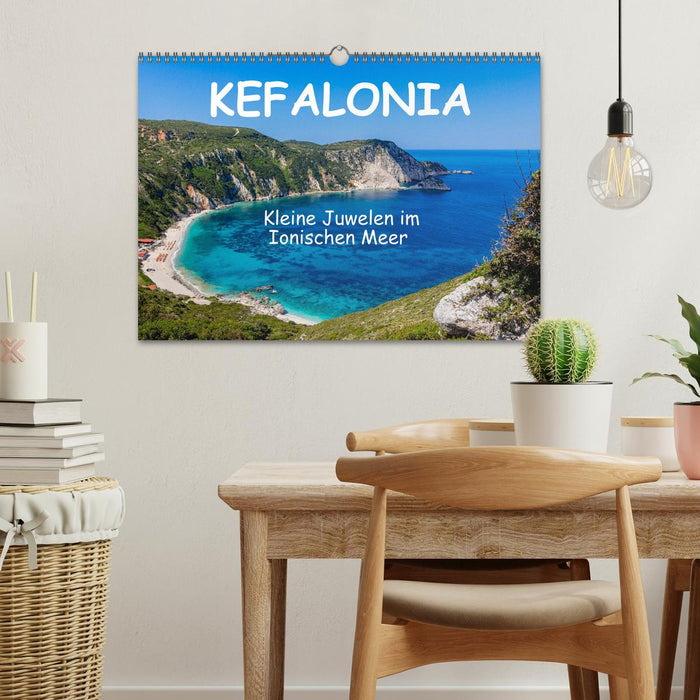 Kefalonia Kleine Juwelen im Ionischen Meer (CALVENDO Wandkalender 2025)