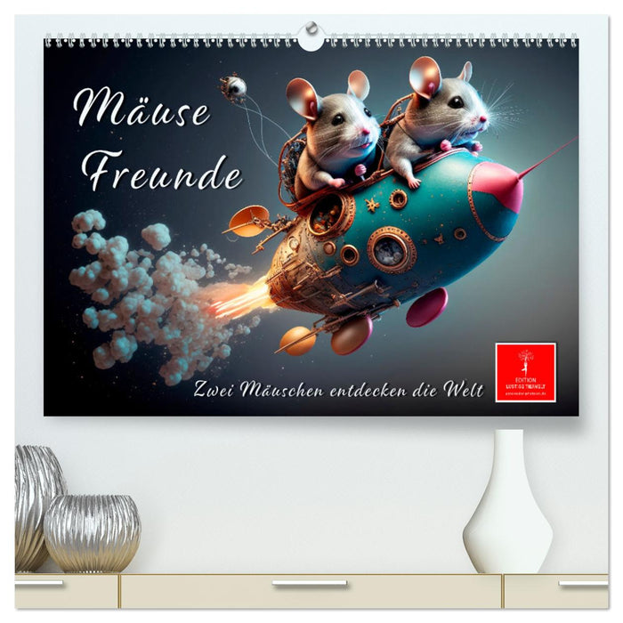 Mäuse Freunde (CALVENDO Premium Wandkalender 2025)