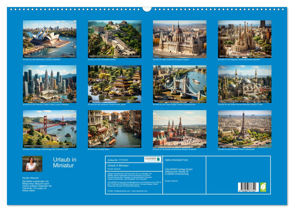 Urlaub in Miniatur (CALVENDO Wandkalender 2025)