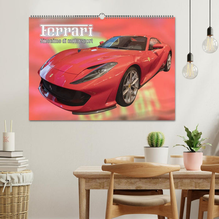 Ferrari - Synonym für Motorsport (CALVENDO Wandkalender 2025)