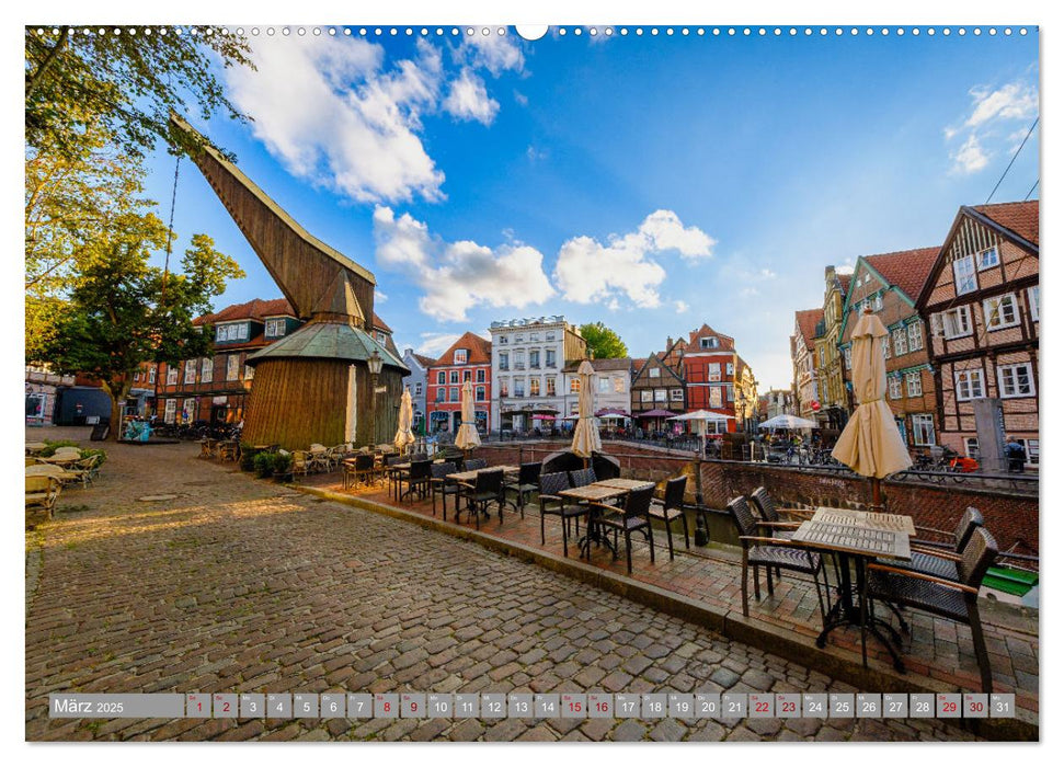 Ein Blick auf die Hansestadt Stade (CALVENDO Premium Wandkalender 2025)