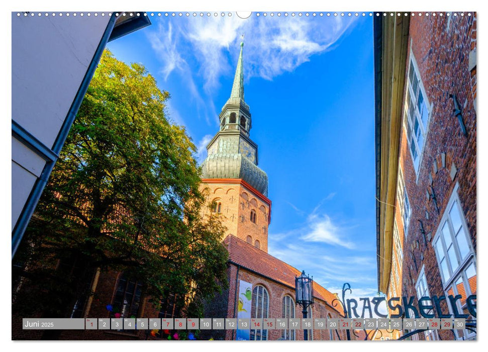 Ein Blick auf die Hansestadt Stade (CALVENDO Premium Wandkalender 2025)