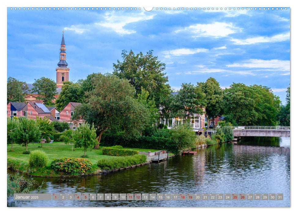 Ein Blick auf Delfzijl (CALVENDO Premium Wandkalender 2025)