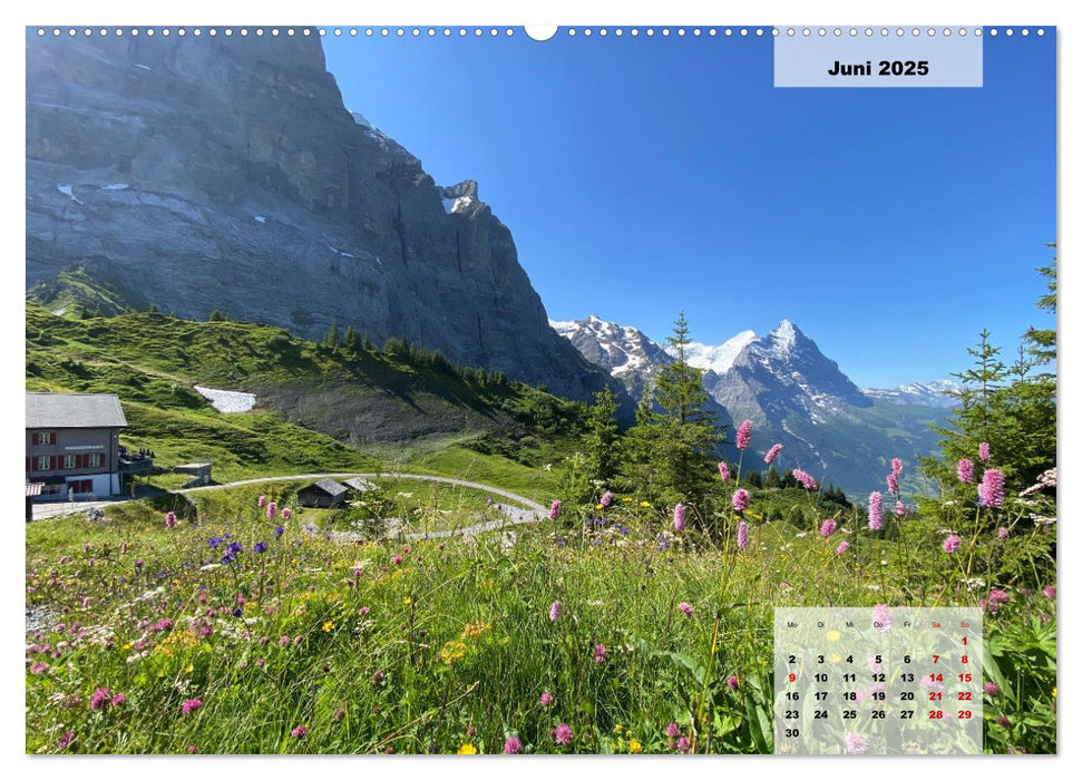 Alpenauszeit - Schöne Orte der Alpen (CALVENDO Premium Wandkalender 2025)