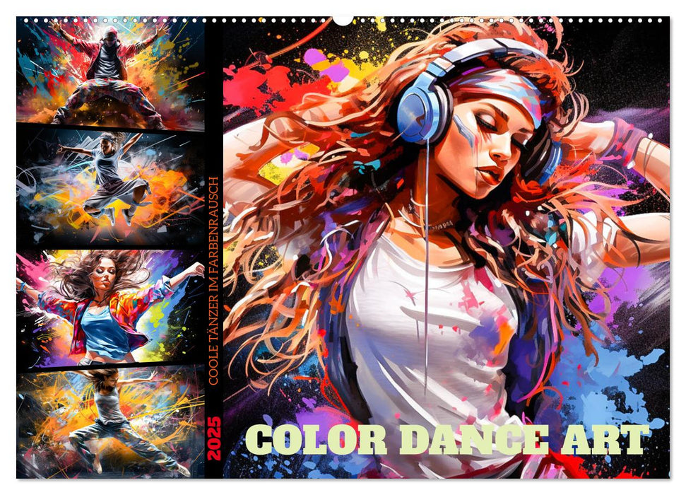 Color Dance Art (CALVENDO Wandkalender 2025)