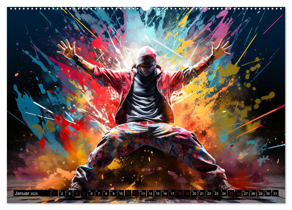 Color Dance Art (CALVENDO Wandkalender 2025)