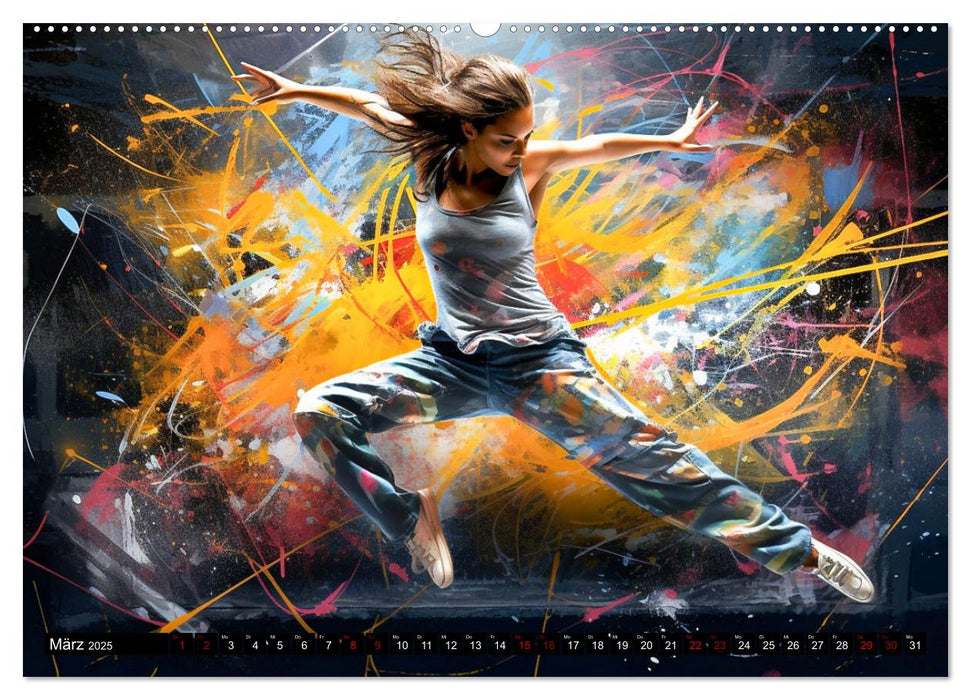 Color Dance Art (CALVENDO Wandkalender 2025)