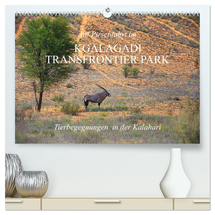 Auf Pirschfahrt im Kgalagadi Transfrontier Park (CALVENDO Premium Wandkalender 2025)