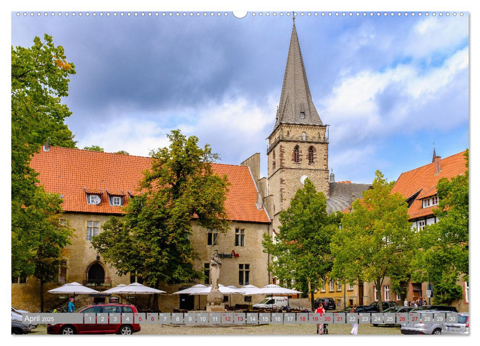 Ein Blick auf die Hansestadt Warburg (CALVENDO Premium Wandkalender 2025)