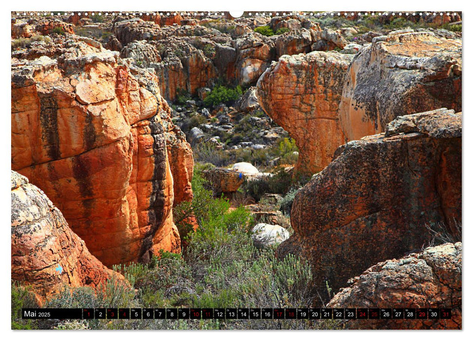 Felslandschaften besonderer Faszination - Kagga Kamma Naturreservat (CALVENDO Premium Wandkalender 2025)