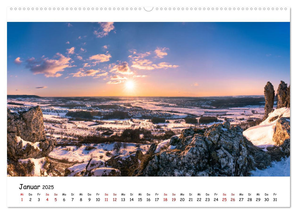 Traumhafte Orte - Berge, Seen und Meer (CALVENDO Premium Wandkalender 2025)