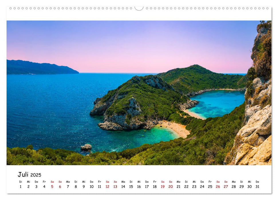 Traumhafte Orte - Berge, Seen und Meer (CALVENDO Premium Wandkalender 2025)