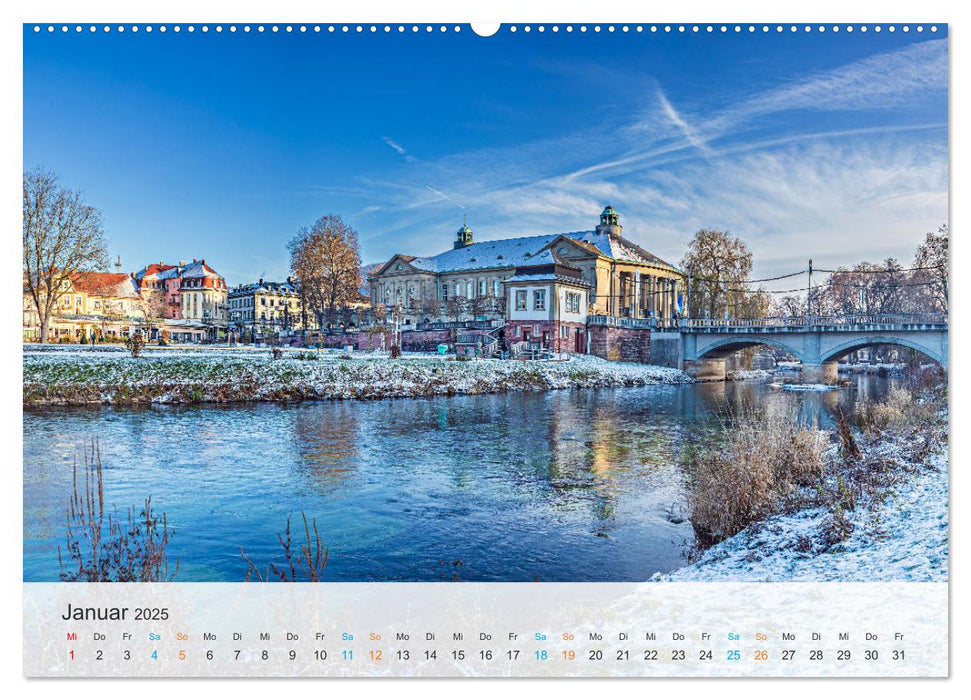 Bad Kissingen - Welterbe-Kurstadt (CALVENDO Premium Wandkalender 2025)