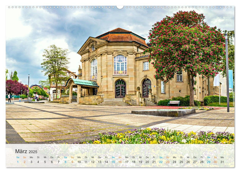 Bad Kissingen - Welterbe-Kurstadt (CALVENDO Premium Wandkalender 2025)