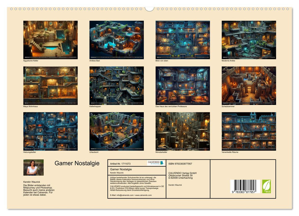 Gamer Nostalgie (CALVENDO Premium Wandkalender 2025)