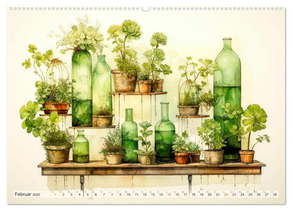 Blumen Präsentation (CALVENDO Premium Wandkalender 2025)