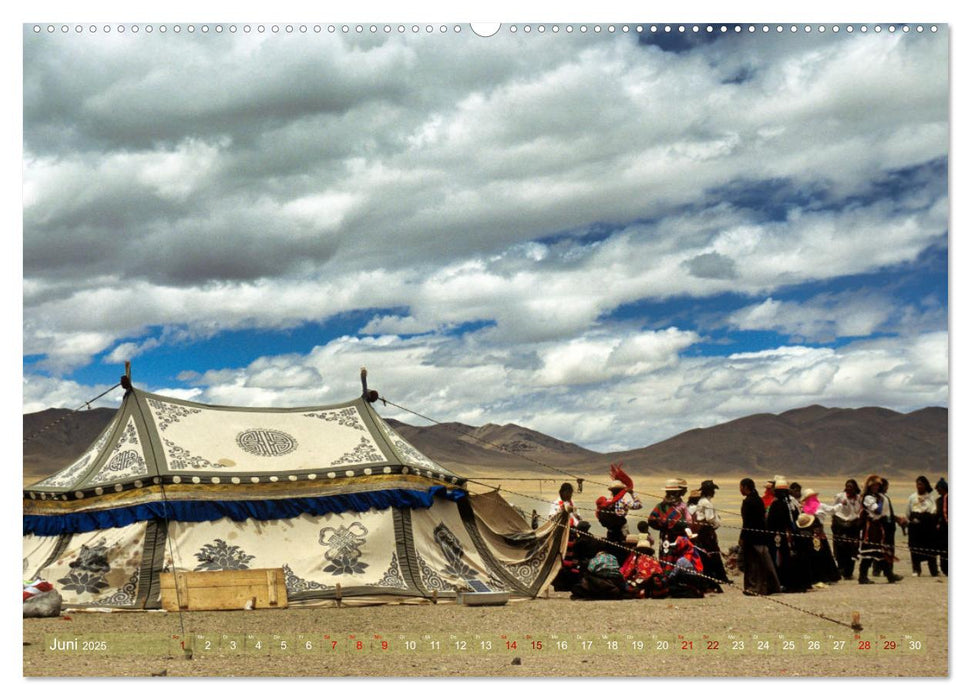 Tibet Das vergessene Land (CALVENDO Wandkalender 2025)